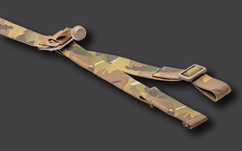 Wide view the tail of the sling
